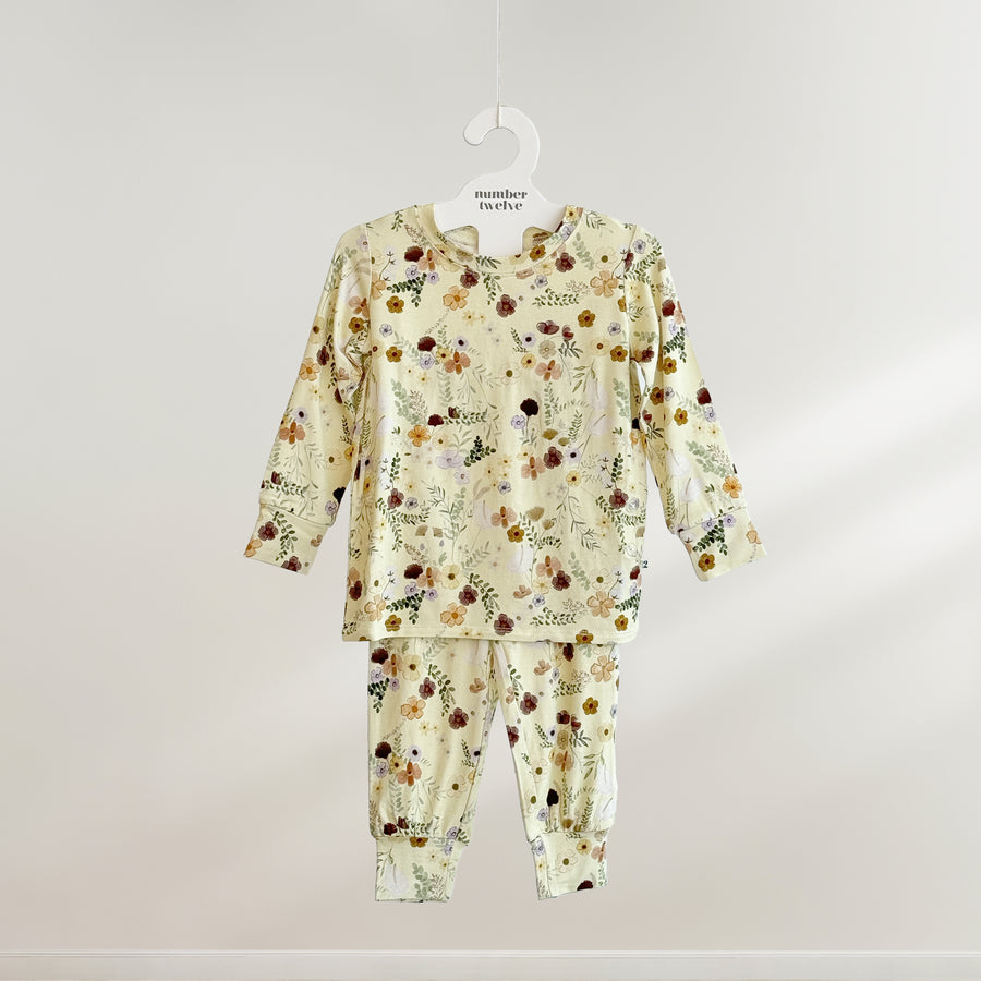 Bamboo Toddler Pyjamas - Floral