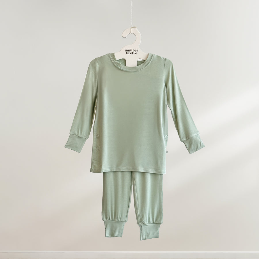 Bamboo Toddler Pyjamas - Pistachio