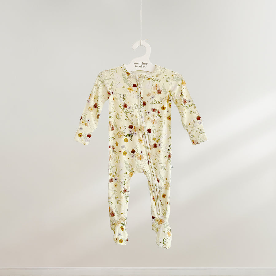 Bamboo Footies - Floral