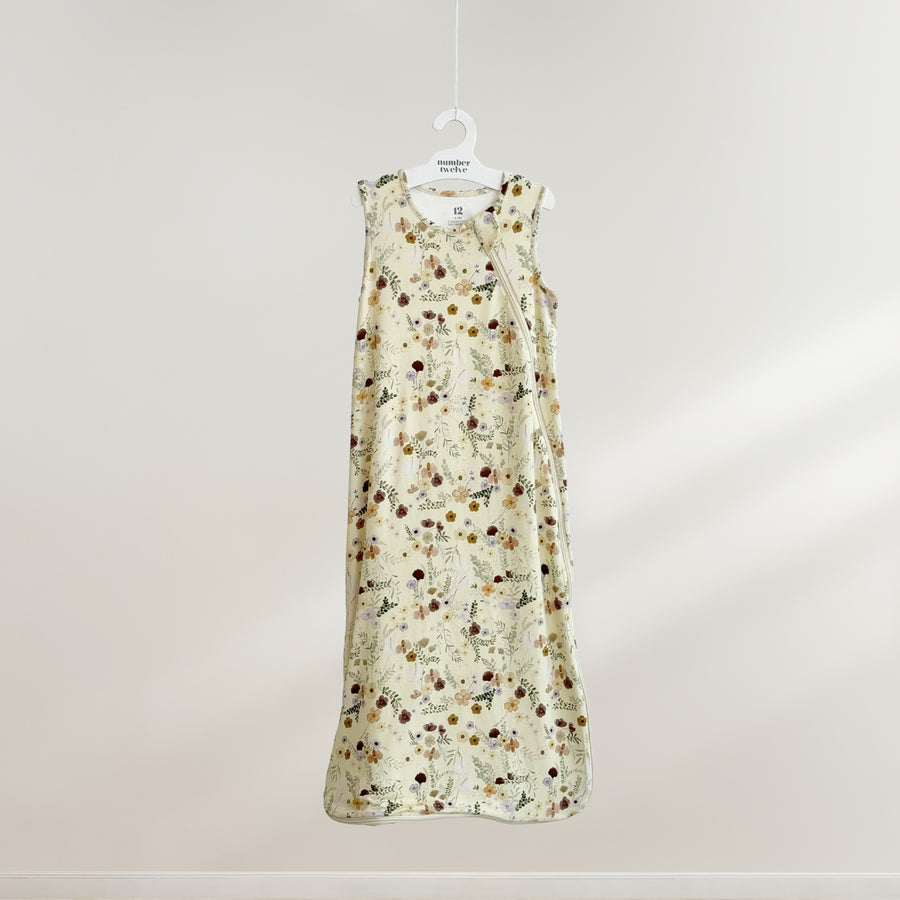 Bamboo Sleep Bag 0.5TOG - Floral