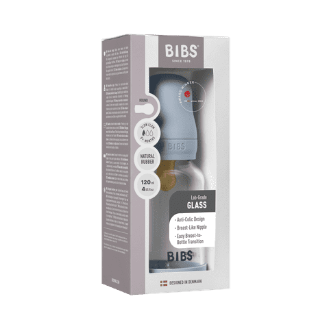 Baby Glass Bottle Set 120ml Latex