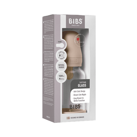 Baby Glass Bottle Set 120ml Latex