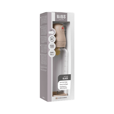 Baby Glass Bottle Set 240ml Latex