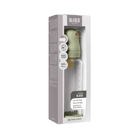 Baby Glass Bottle Set 240ml Latex