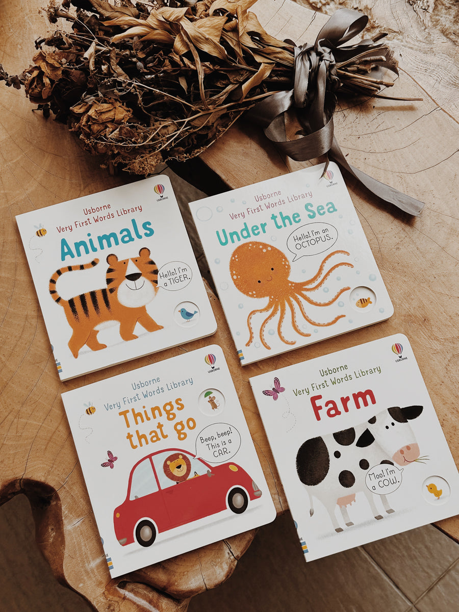 Usborne Very First Words Library Book Series