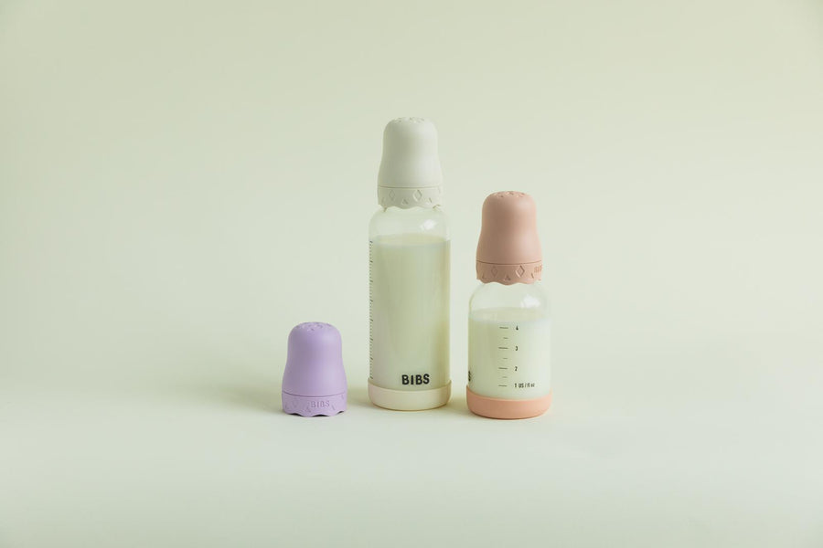 Baby Glass Bottle Set 240ml Latex