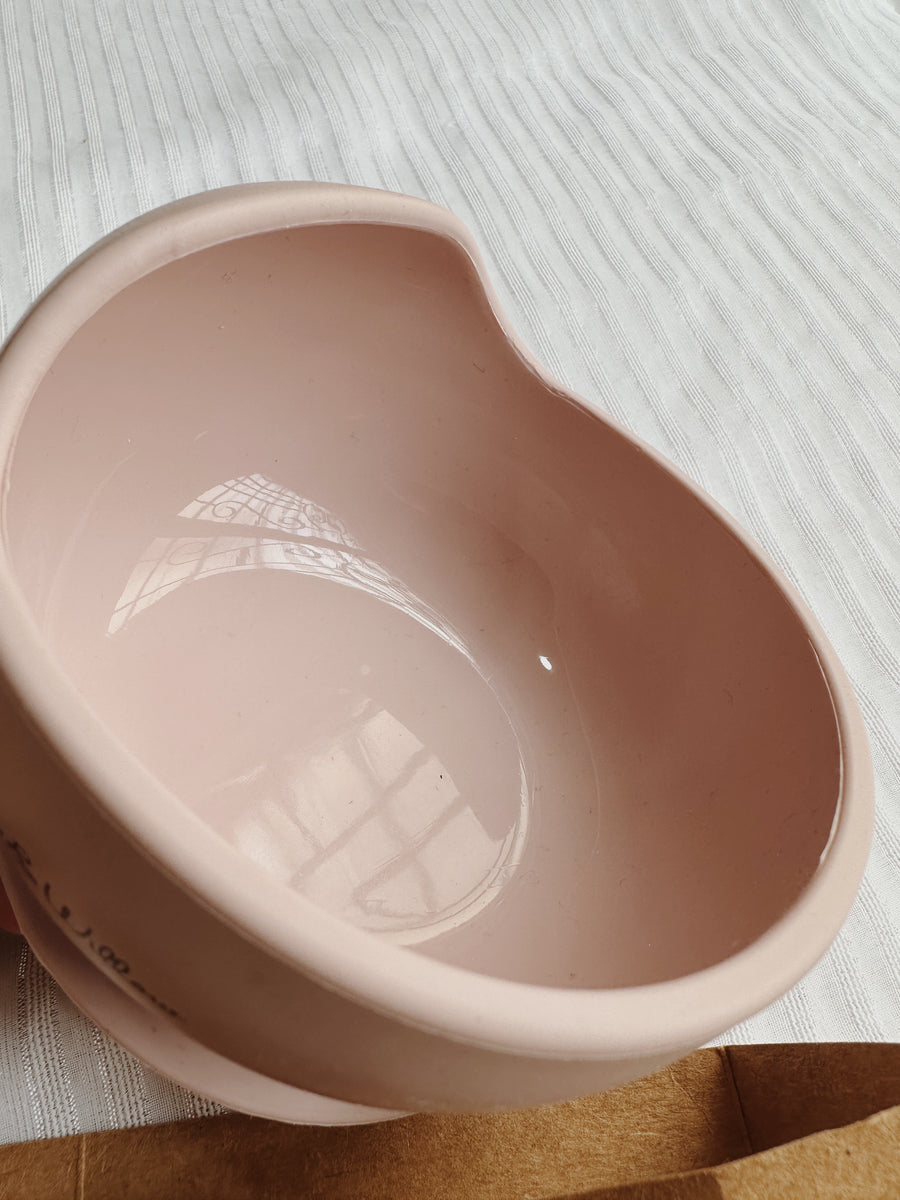 (AS IS) Foxx & Willow Bowl + Spoon - Blush