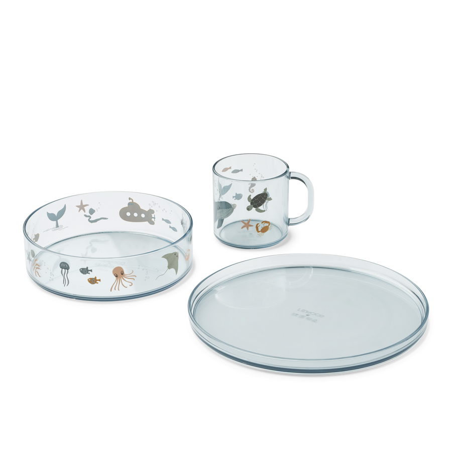 Siva Printed Tritan Tableware Set