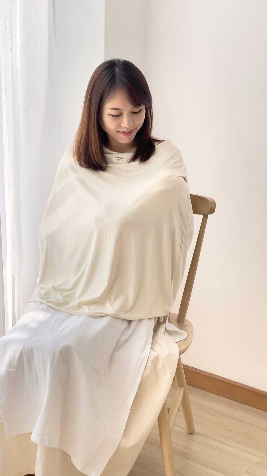 Bamboo Multipurpose Nursing Cover - Oat