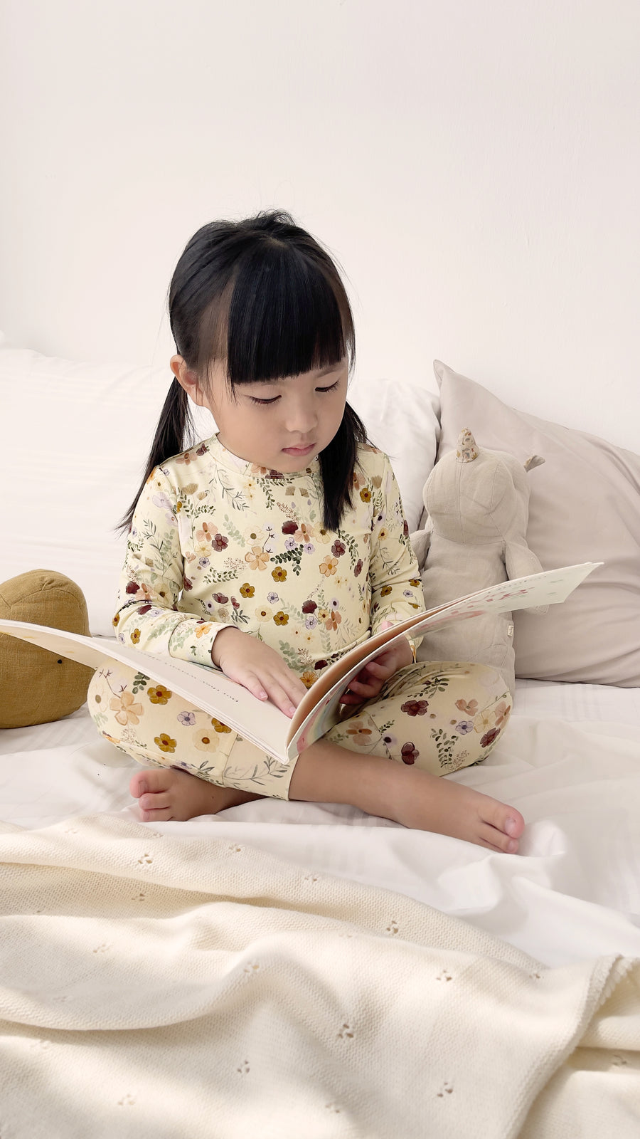 Bamboo Toddler Pyjamas - Floral