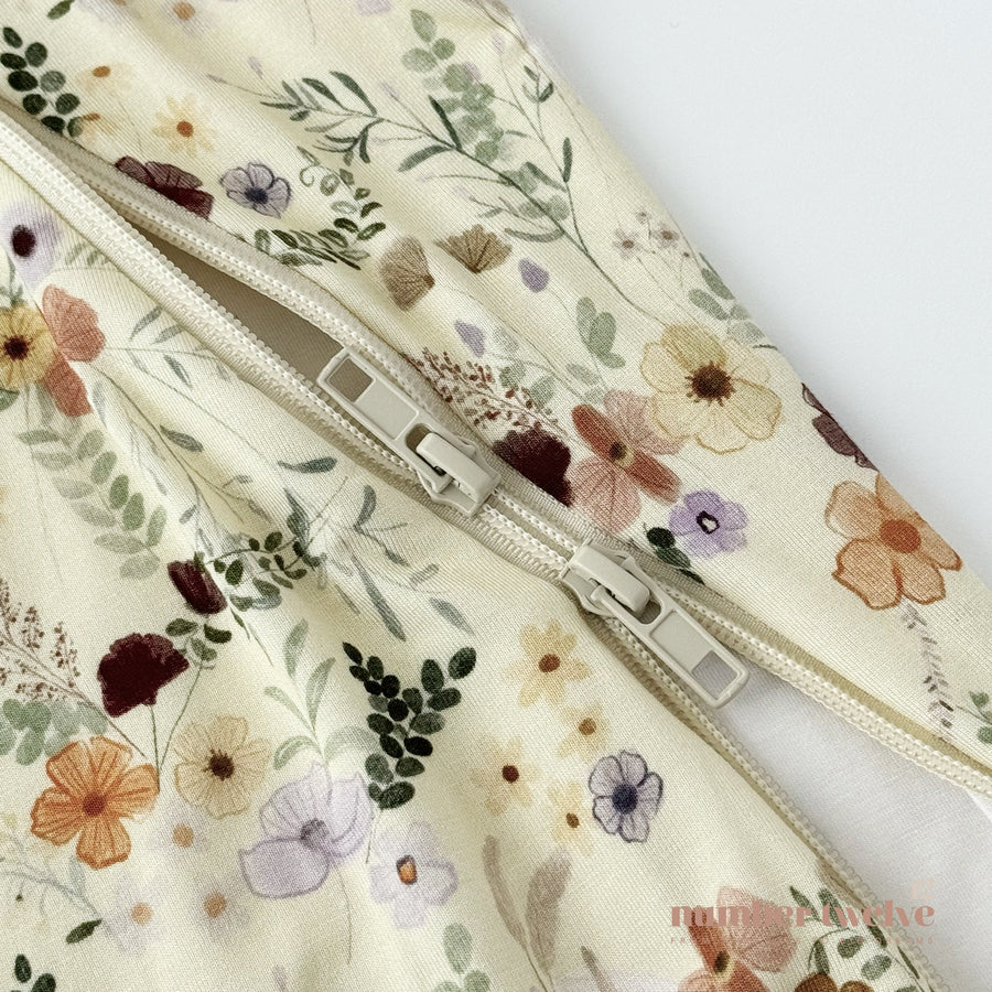 Bamboo Sleep Bag 0.5TOG - Floral