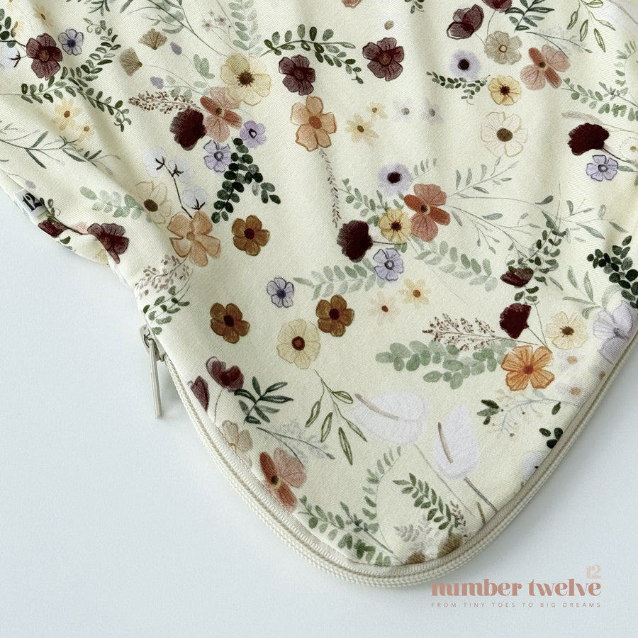 Bamboo Sleep Bag 0.5TOG - Floral