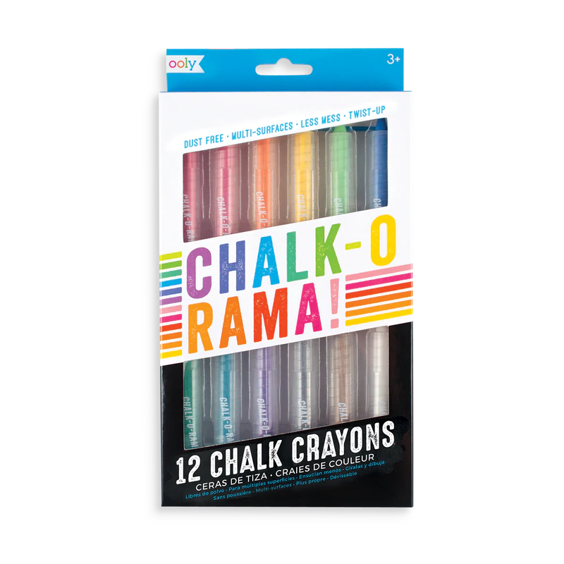 Chalk O Rama Chalk Crayons - Set of 12