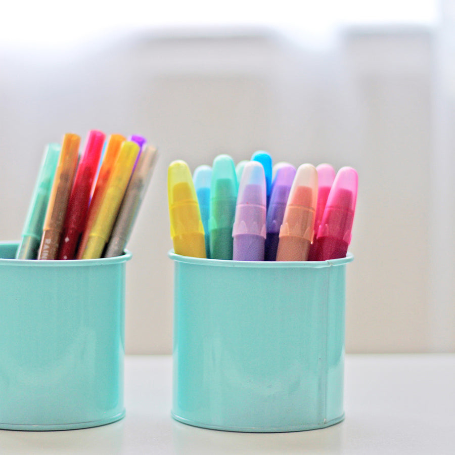 Rainbow Sparkle Watercolour Gel Crayons - Set of 12