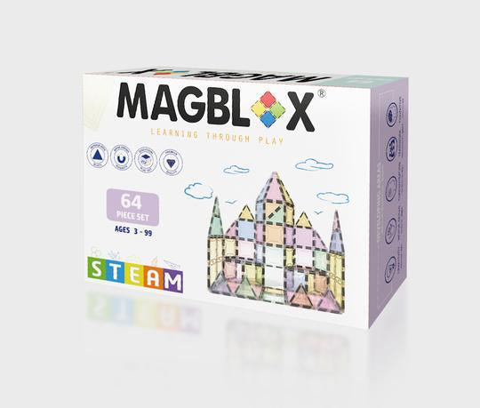 MAGBLOX 64 Pcs Light Colours Set