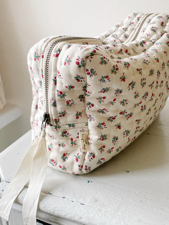Big Quilted Toiletry Bag