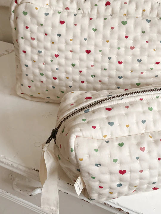 Big Quilted Toiletry Bag