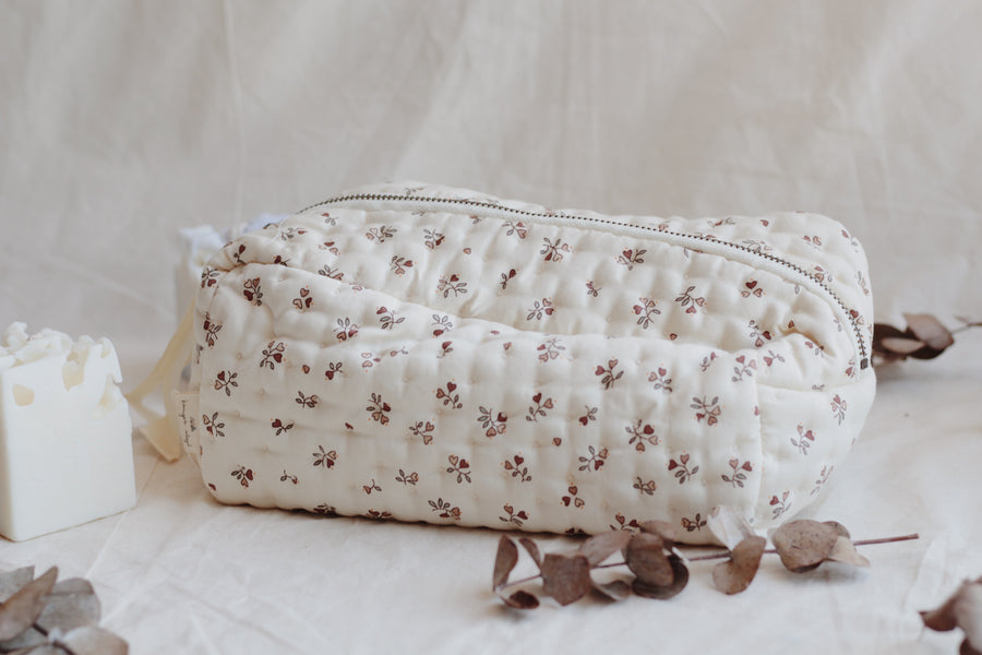 Small Quilted Toiletry Bag