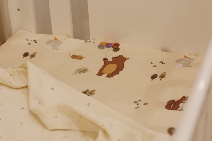 Cotton Fitted Cot Sheet