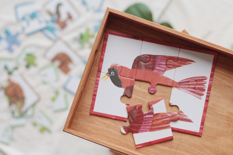 The World of Eric Carle: Brown Bear 4 in a Box Puzzle Set