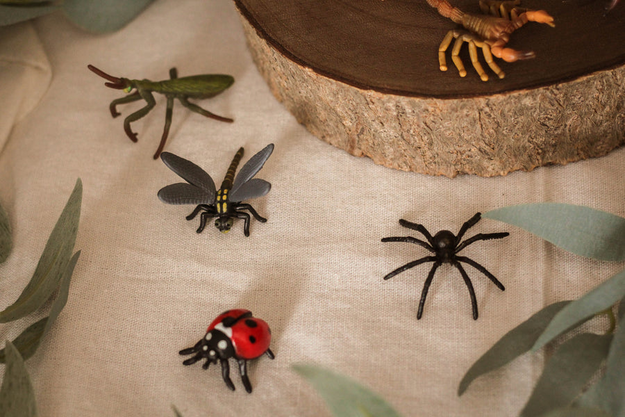 Mini Insects and Spiders Set - 12pcs