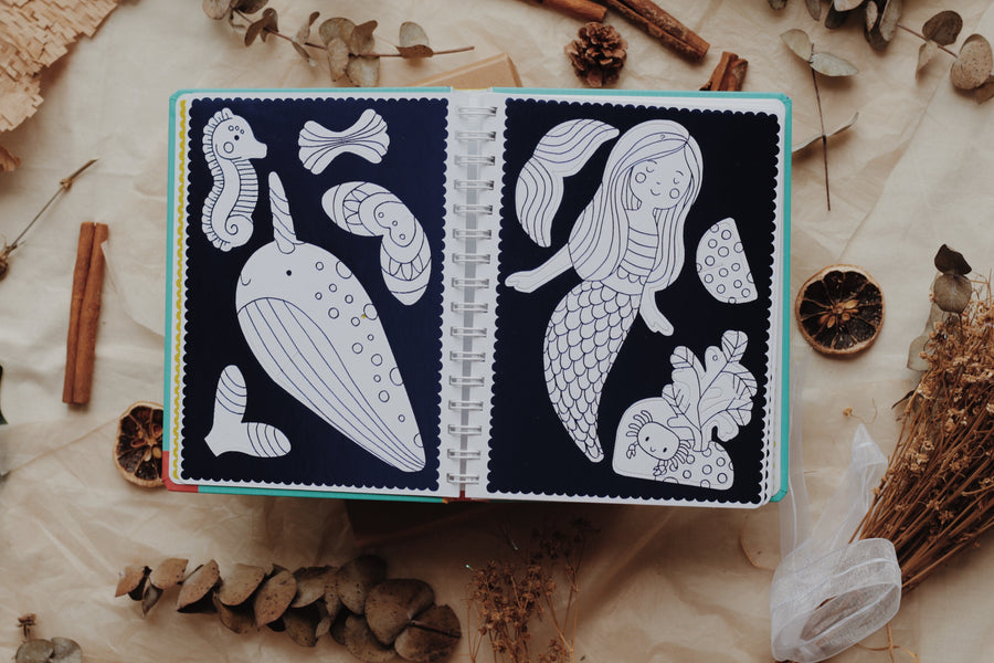 Press Out and Decorate: Narwhals and Mermaids