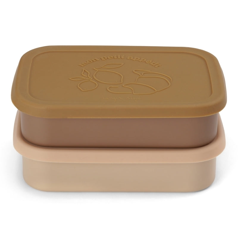 Food Boxes Square Lid - Set of 2