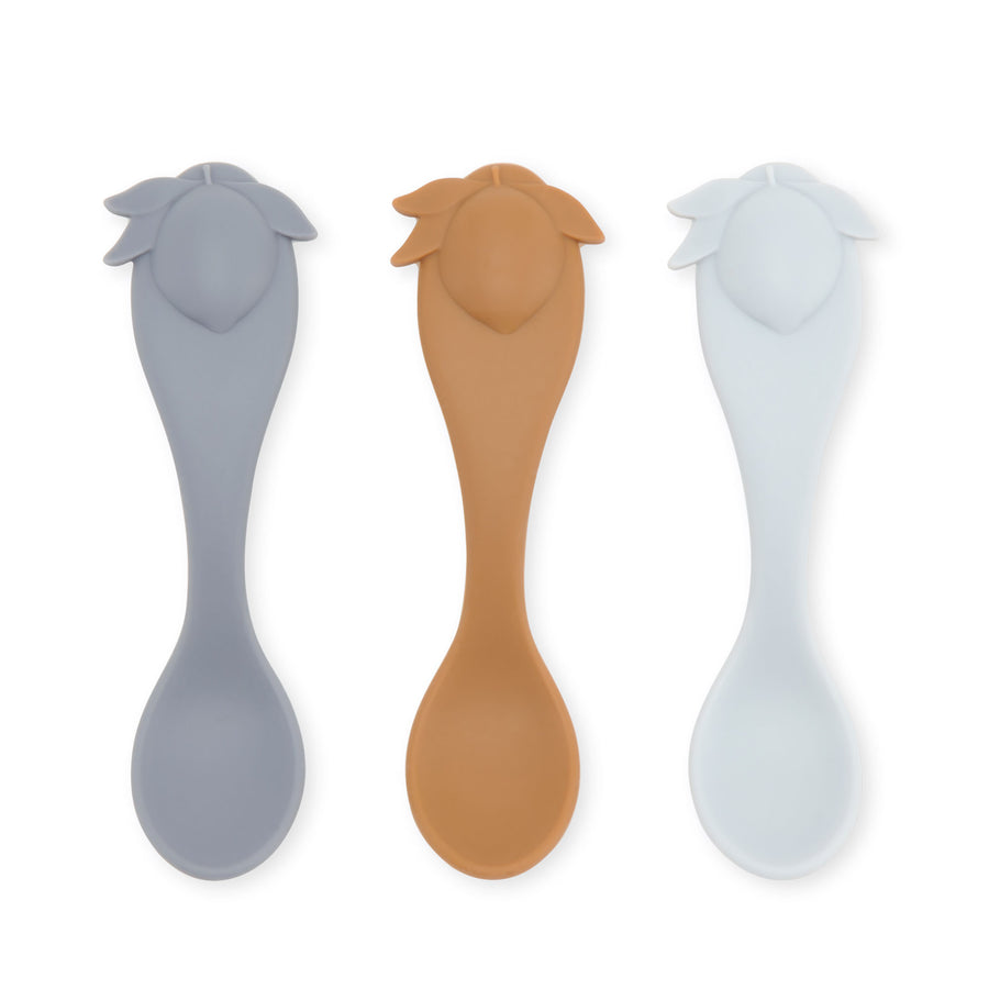 3 Pack Baby Silicone Spoons