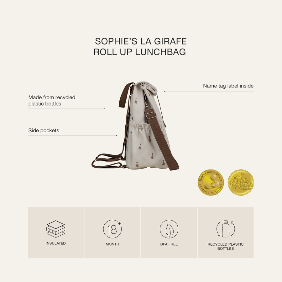 Insulated Roll up Lunchbag | Sophie La Girafe