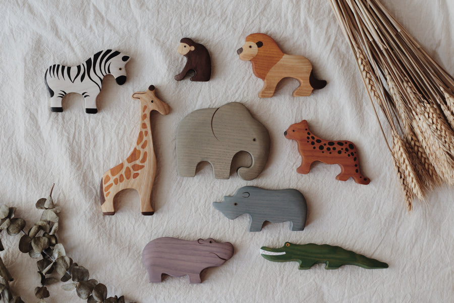 Safari Animals - Set of 9
