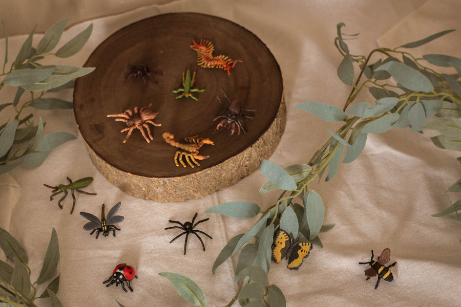 Mini Insects and Spiders Set - 12pcs