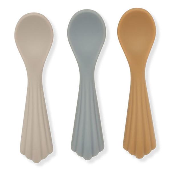 3 Pack Baby Silicone Spoons